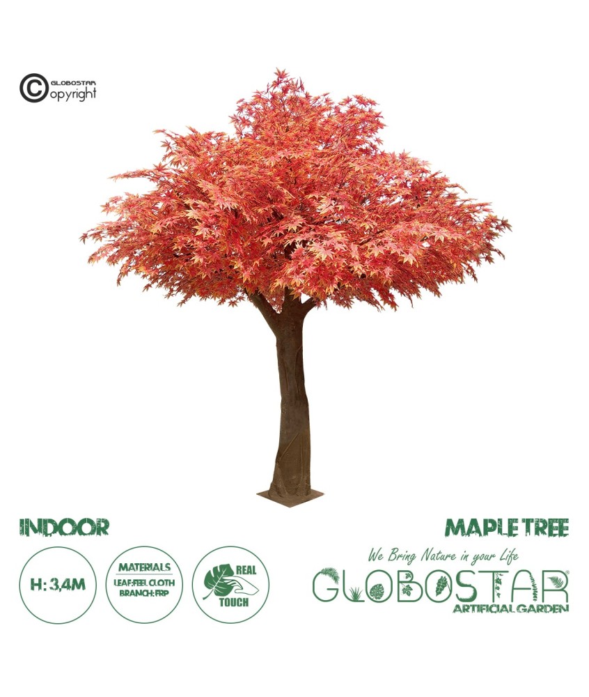 GloboStar® Artificial Garden MAPLE TREE 20162 Τεχνητό Διακοσμητικό Δέντρο Σφένδαμος Υ340cm